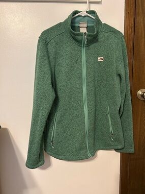 The North Face Green Heather Full-Zip Jacket